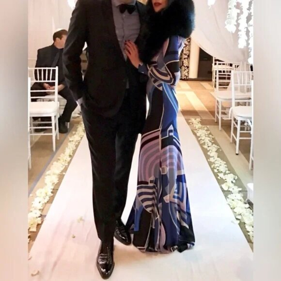 PUCCI GOWN - Silk Mermaid Maxi Printed - Picture 7 of 16